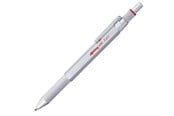 Kirjoitus- ja piirustustarvikkeet - Rotring rOtring 6 3-in-1 Multicolour Pen and Mechanical Pencil | Black & Red Ballpoint Pen Tips | 1 Mechanical Pencil Tip (.5mm) | Silver Barrel - 2164109