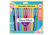 Kirjoitus- ja piirustustarvikkeet - Paper Mate Flair -huopakynät | Keskikokoinen kärki (0,7 mm) | Lajitelma | 12 kpl - 2048987
