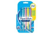 Kirjoitus- ja piirustustarvikkeet - Paper Mate Flexgrip Ultra Pastelli Kuulakärkikynä | Keskikokoinen kärki (1.0mm) | Musta muste | Pastelli värilajitelma | 5 kpl - 2152934