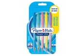 Kirjoitus- ja piirustustarvikkeet - Paper Mate Flexgrip Ultra Pastel Ballpoint Pens | Medium Point (1.0mm) | Blue Ink | Pastel Barrels | 5 Count - 2162277