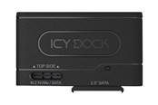 Ohjainkortit - Icy dock EZ-Adapter MB104U-1SMB - tallennusohjain - M.2-kortti (PCIe NVMe & SATA) / SATA SSD - USB 3.2 (Gen 2) - MB104U-1SMB