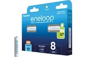 Akut ja Paristot - Panasonic eneloop BK-4MCDE/8BE -akku - 8 x AAA - NiMH - BK-4MCDE/8BE