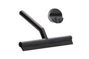 Kylpyhuoneen lisätarvikkeet - Zone Denmark Denmark - Wiper W/Magnetic Holder - Black - 330185