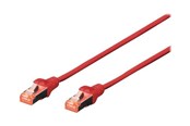 Verkkokaapelit - DIGITUS Professional patch cable - 1 m - red - Punainen - 1m - DK-1644-010-R-10
