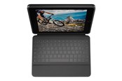 Näppäimistöt - Logitech Rugged Folio - Näppäimistö and folio case - QWERTZ - German - graphite - Näppäimistö & Foliosetti - Saksa - Harmaa - 920-011200
