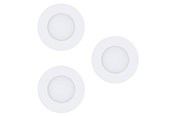 Smart Home - Älykoti - EGLO FUEVA-Z recessed spot 3x360 lumen I44 2700-6500K 3-pack white - 31741