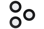 Smart Home - Älykoti - EGLO FUEVA-Z recessed spot 3x360 lumen I44 2700-6500K 3-pack black - 31743