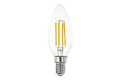 Lamput - EGLO LED-lamppu E14-kanta, C35-muotoinen, 7 watin teho, 806 lumenin kirkkaus ja lämpimän valkoinen sävy (2700K), selkeä. E14 - 110016