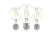 Lamput - EGLO LED-lamppu A60 Standard 7W/827 806 lumen clear 3-pack E27 - 113105