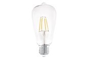 Lamput - EGLO LED-lamppu ST64 7W/827 806 lumen clear E27 - 110012