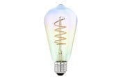 Lamput - EGLO LED-lamppu E27 ST64 SPIRAL 4W 200LM 1800K DÆMPB. Violetti KOLLI E27 - 110209