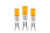 Lamput - EGLO LED-lamppu COB 2W/830 200 lumen clear 3-pack G9 - 113108