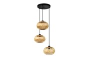 Valaisimet - EGLO AMSFIELD 1 cluster pendant natural - 43864
