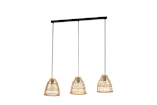 Valaisimet - EGLO AYESGARTH LANGBORD 3XE27 L910 LUONNOLLINEN - 43867