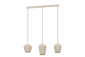 Valaisimet - EGLO CAMPILO pendant light beige - 900143