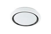 Valaisimet - EGLO CAPASSO LOFT Ø340 14.6W 1600LM 3000K MUSTA - 900149