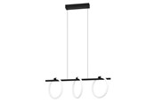 Valaisimet - EGLO CARANACOA LANGBORD 3L SORT/HVID - 900562