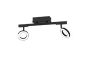 Valaisimet - EGLO CARDILLIO spot rail 2L black - 900514