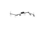 Valaisimet - EGLO CARDILLIO spot rail 3L black - 900839