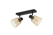 Valaisimet - EGLO COSLADA spot rail 2L black/brass - 900694