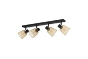 Valaisimet - EGLO COSLADA spot rail 4L black/brass - 900695
