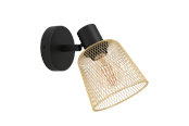 Valaisimet - EGLO COSLADA spot black/brass - 900693
