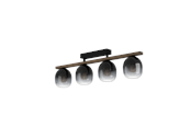 Valaisimet - EGLO FILAGO ceiling lamp 4L black/brown - 900185