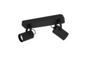 Valaisimet - EGLO SOREGO SPOT GU10 2X250LM MUSTA - 900332