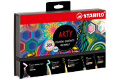 Harrastustarvikkeet - STABILO ARTY Creative Set including an assortment of 50 different pens - 204097