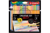 Harrastustarvikkeet - STABILO Pen 68/88 Arty cardboard box of 24 pens in 12 colors *DEMO* - 204087