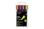 Harrastustarvikkeet - POSCA marker sæt PC-5M 4 ass. colors neon - 401623
