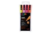 Harrastustarvikkeet - POSCA marker sæt PC-3M 4 ass. Glitter colors warm - 401639