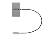 USB hub - StarTech.com HB30C3A1GEA2 USB hub - 3 porttia - Harmaa - HB30C3A1GEA2