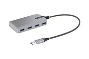 USB hub - StarTech.com 5G4AB-USB-A-HUB USB hub - 4 porttia - Harmaa - 5G4AB-USB-A-HUB