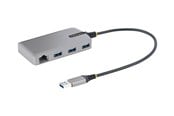 USB hub - StarTech.com 5G3AGBB-USB-A-HUB USB hub - 3 porttia - Harmaa - 5G3AGBB-USB-A-HUB