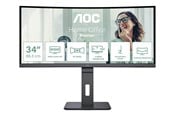 Näyttö - 34" AOC Pro-line CU34P3CV - P3 Sarja - LED monitor - curved - 34" - CU34P3CV