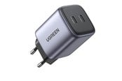 Puhelin - Adapterit & Laturit - UGREEN Nexode Mini GaN 45W kaksinkertainen USB C -laturi - 90573