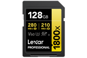 Muistikortti - Lexar Professional Gold 1800x SD - 280MB/s - 128GB - LSD1800128G-BNNNG