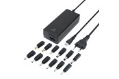 Kannettavan laturit - Deltaco SMP-90W12 Notebook charger 15-20 V 6 A 90 W 12 tips black - SMP-90W12