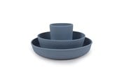 Vauvatarvikkeet - Filibabba Silicone dinner set - Powder Sininen - FI-SI015
