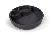 Vauvatarvikkeet - Filibabba Silicone divided plate - Stone Harmaa - FI-02292