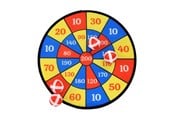 Ulkoleikit - Happy Summer Velcro Dart Game - 302115