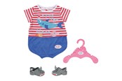 Nuket & tarvikkeet - Baby Born Bath Pyjamas wShoes Sininen 43cm - 834268