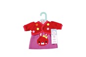 Nuket & tarvikkeet - Dolly Moda Neulottu mekko ja takki 36cm - 870600