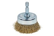 Poranterät & Ruuvauskärjet - Makita 50MM MESSINKIPÄÄLLYSTEINEN LANKAHARJA - D-73617