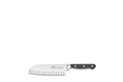 Keittiövälineet - Lion Sabatier Santoku knife Pluton 18 cm Steel/Black - 20481