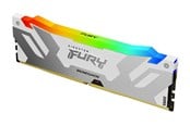 RAM - Kingston FURY Renegade RGB DDR5-6400 - 16GB - CL32 - Single Channel (1 pcs) - Intel XMP - Valkoinen RGB - KF564C32RWA-16
