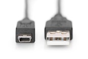 USB kaapelit - DIGITUS USB 2.0 Type-A to Type-B - 1.8m - AK-300130-018-S