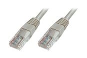 Verkkokaapelit - DIGITUS Ecoline patch cable - 50 cm - grey - Harmaa - 0.5m - DK-1512-005