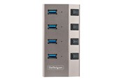 USB hub - StarTech.com 5G4AIBS-USB-HUB-EU USB hub - 4 porttia - Harmaa - 5G4AIBS-USB-HUB-EU